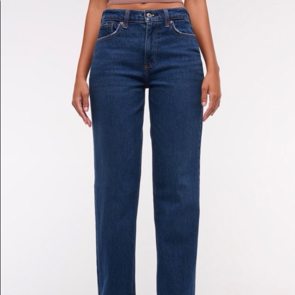 Abercrombie baggy low rise jeans (short)